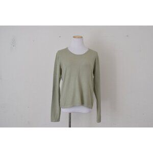 Vintage 90s Sage Acrylic/Nylon/Spandex‎ Lightweight Sweater by All Points size L